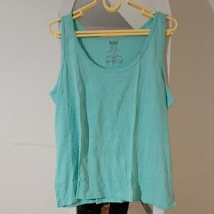 Make Aqua Sleeveless Tank Top